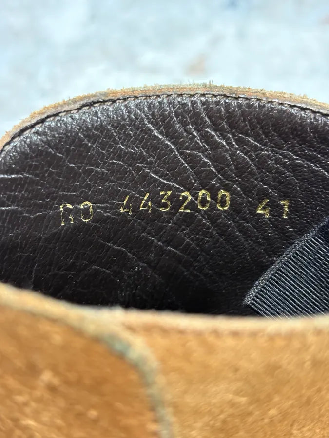 Saint Laurent Camel Suede High Ankle Boots RvCQPGA 10