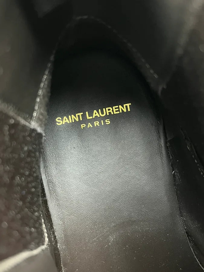 Saint Laurent Camel Suede Wyatt Chelsea Boots wqRKOTt 8