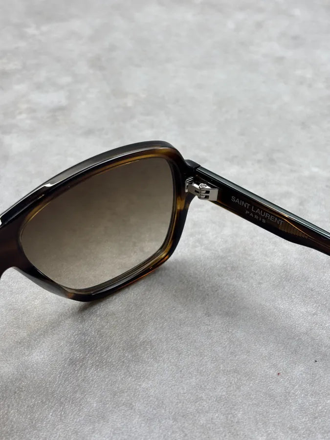 Saint Laurent Dark Brown Sunglasses  ZAFGEms 8