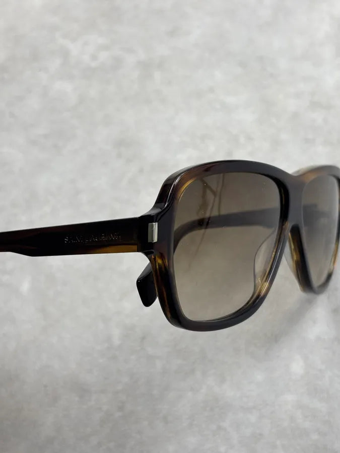 Saint Laurent Dark Brown Sunglasses  ZAFGEms 11