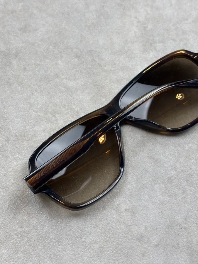 Saint Laurent Dark Brown Sunglasses  ZAFGEms 10