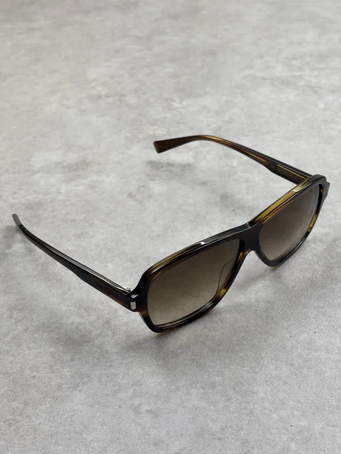 Saint Laurent Dark Brown Sunglasses  ZAFGEms 3