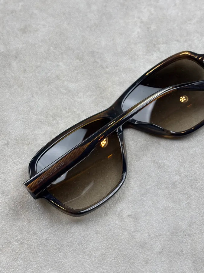 Saint Laurent Dark Brown Sunglasses  ZAFGEms 12