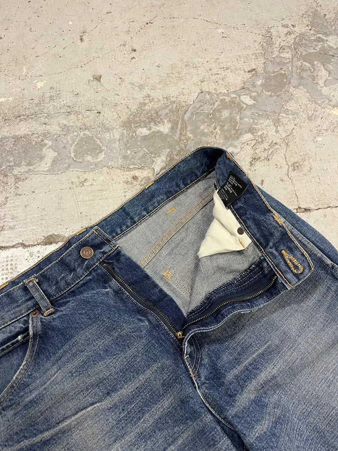 Saint Laurent Destroyed Blue Jean ZnKyaqn 10