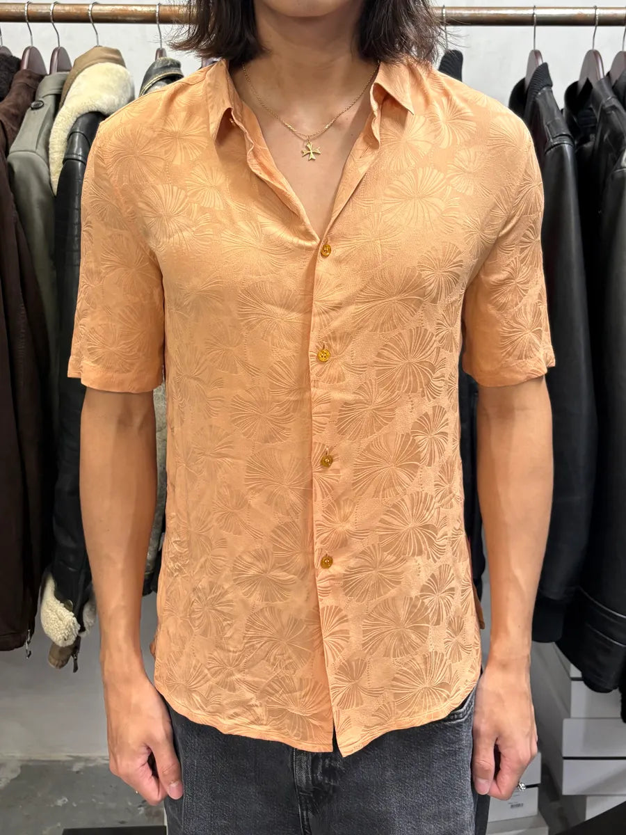 Saint Laurent Flowers Soft Pink Shirt FoqlBLw 1