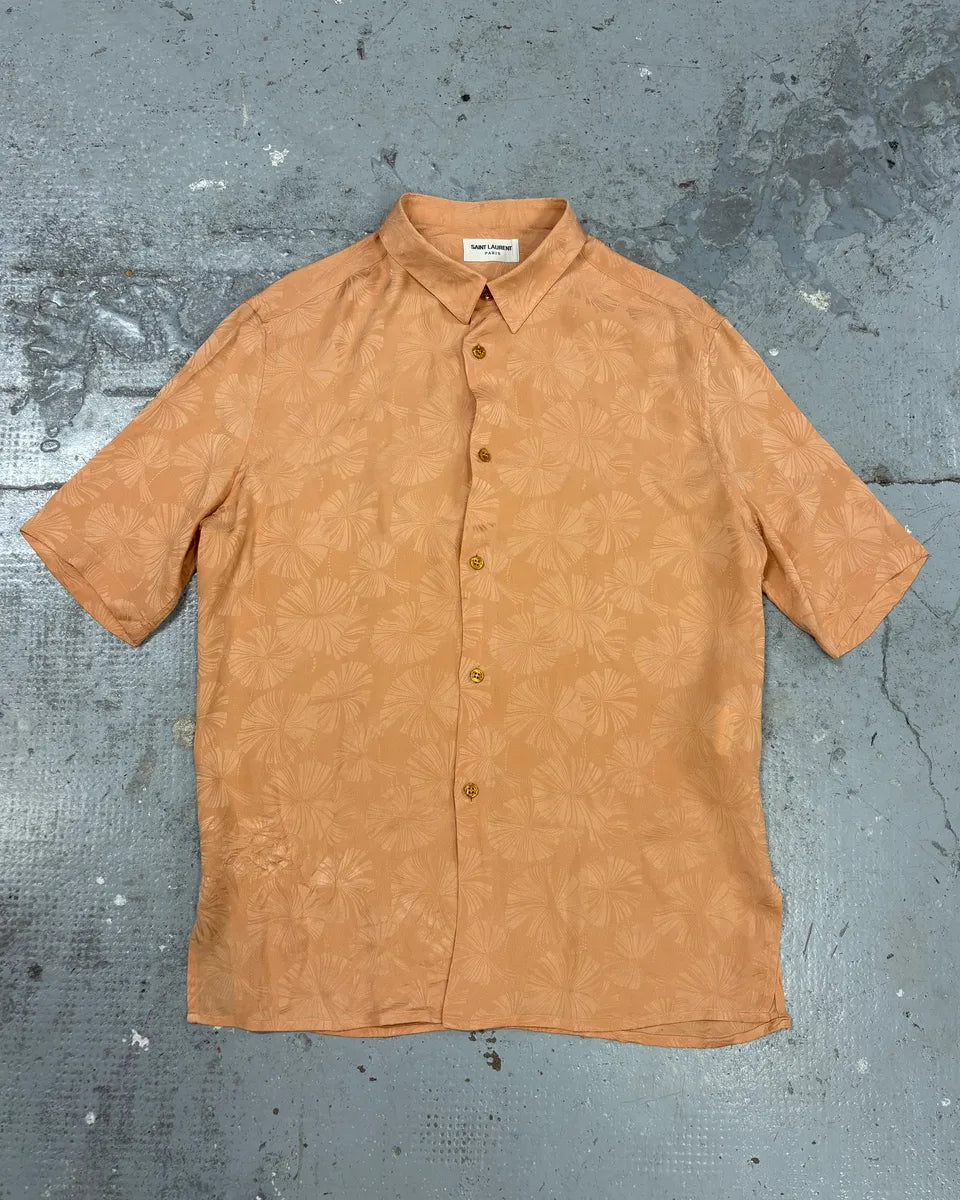 Saint Laurent Flowers Soft Pink Shirt FoqlBLw 0