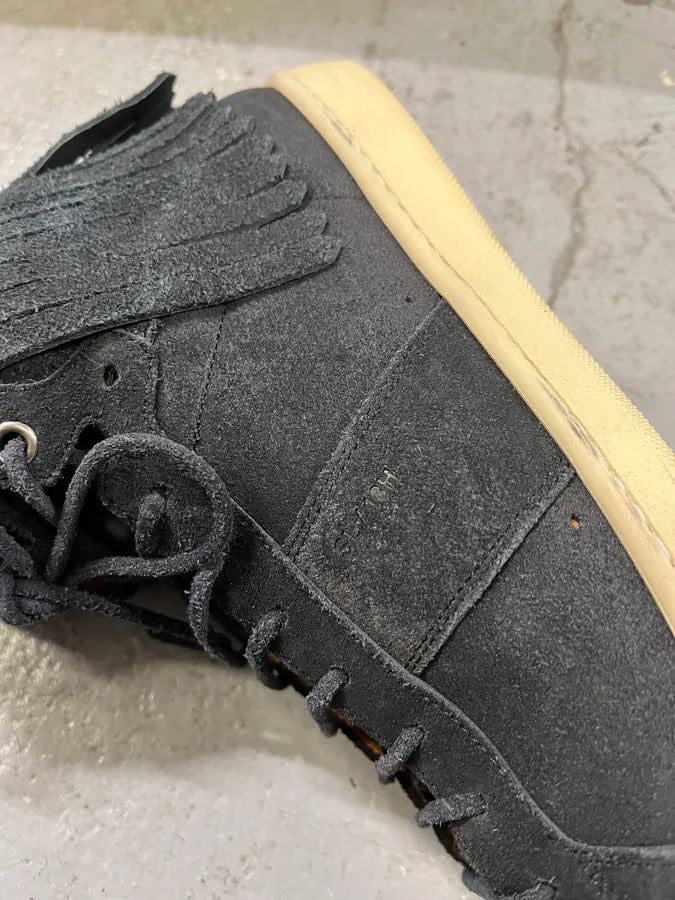 Saint Laurent Fringe Suede High Shoes fNDtHdZ 9