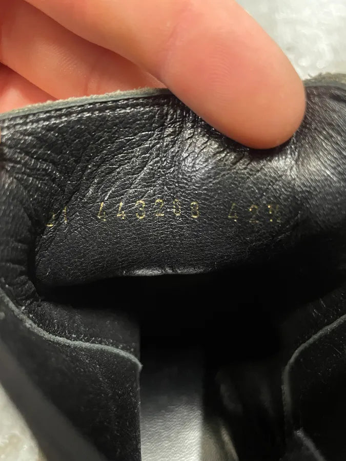 Saint Laurent Grey Suede Leather Boots (42.5eu/us9) qdkqJcT 8