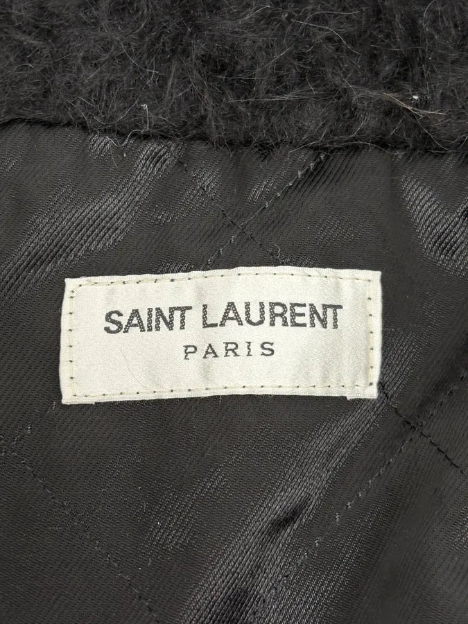 Saint Laurent Black Mohair Sample Jacket  YudUEyv 12