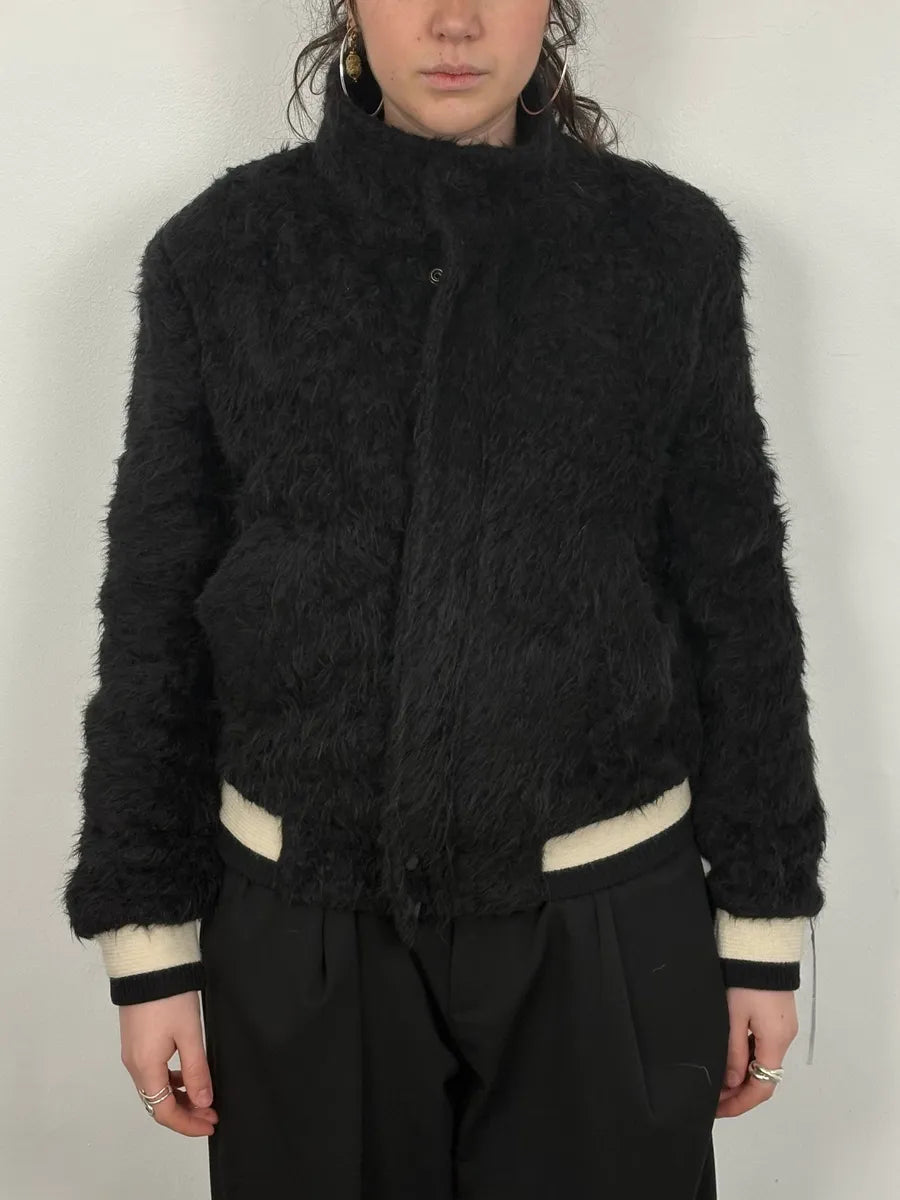 Saint Laurent Black Mohair Sample Jacket  YudUEyv 1