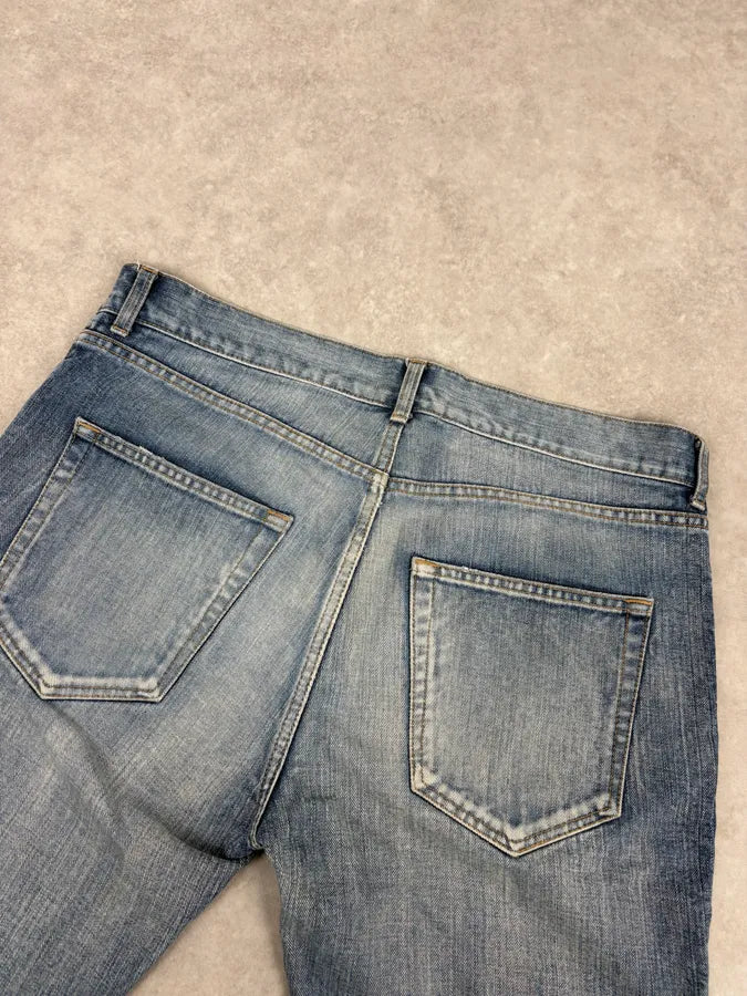 SS2017 Saint Laurent Blue Slim Denim Jeans bUxwlvo 6