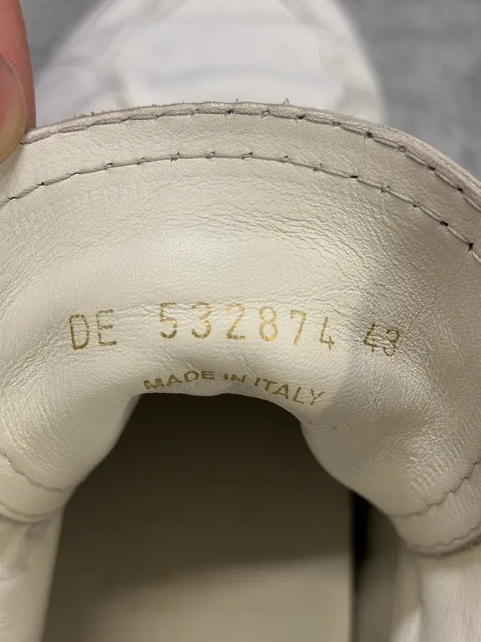 Saint Laurent Joe High Leather White Sneakers PmSJcUp 8