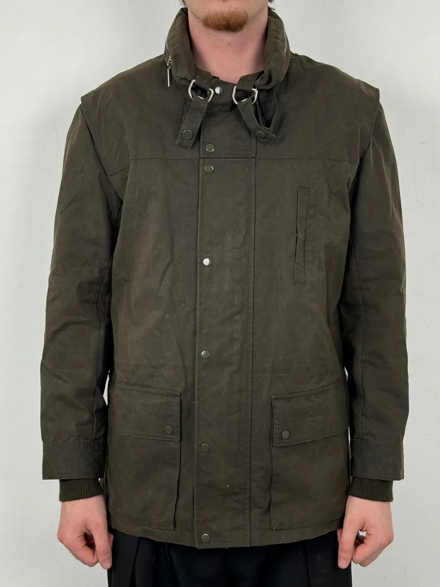 AW2017 Saint Laurent Khaki Cargo Parka Jacket NREdZai 1