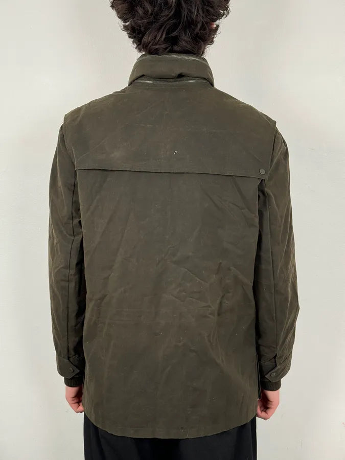 AW2017 Saint Laurent Khaki Cargo Parka Jacket NREdZai 2