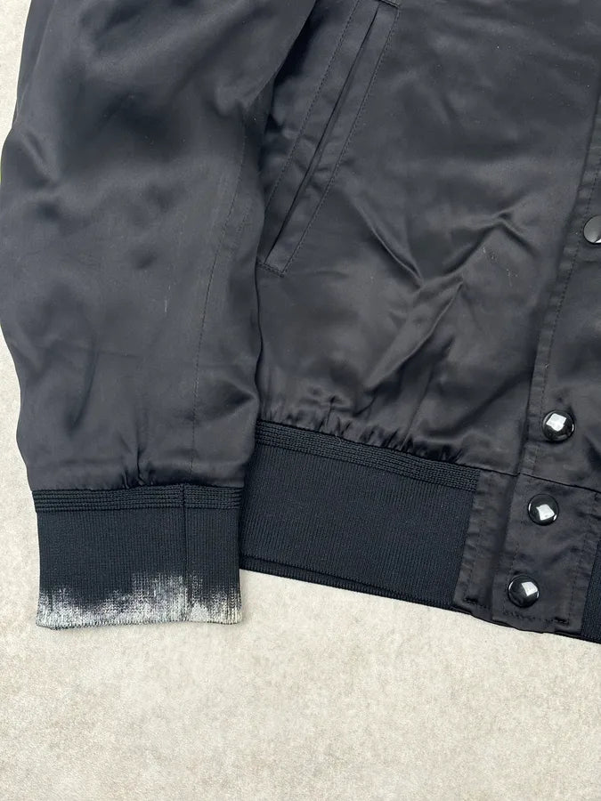 SS2017 Saint Laurent Moonrise Black Bomber Jacket ntsdFhh 8