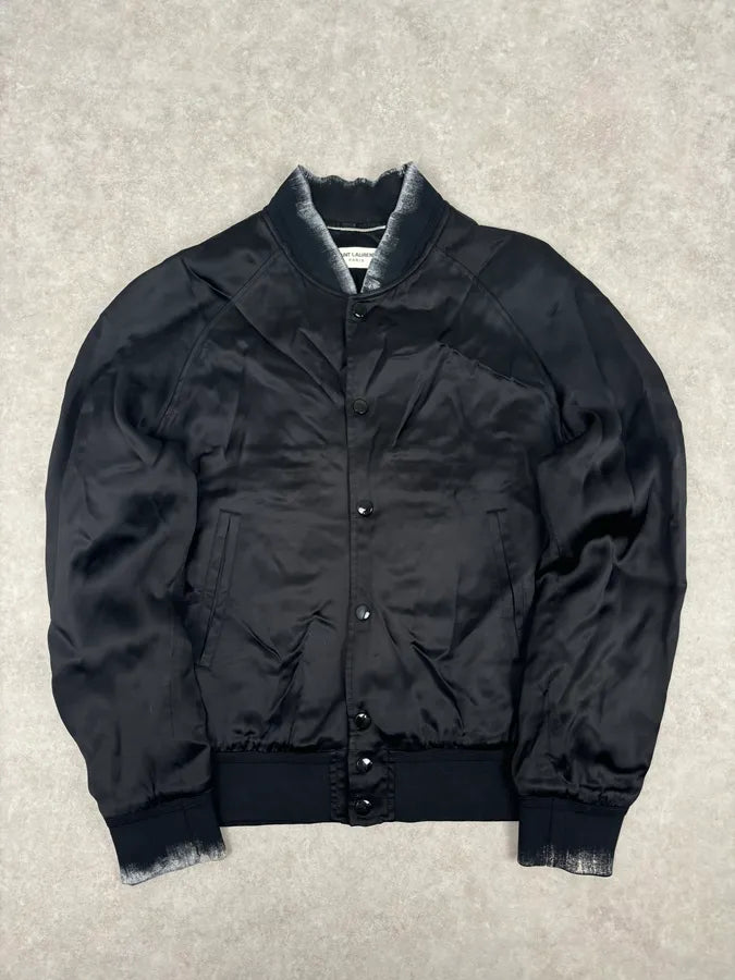 SS2017 Saint Laurent Moonrise Black Bomber Jacket ntsdFhh 1