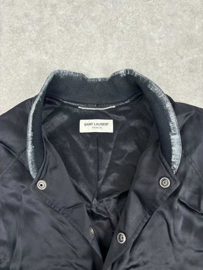 SS2017 Saint Laurent Moonrise Black Bomber Jacket ntsdFhh 6