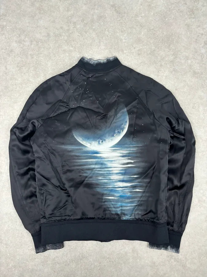 SS2017 Saint Laurent Moonrise Black Bomber Jacket ntsdFhh 0