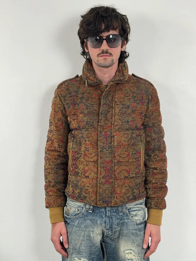 SS2017 Saint Laurent Persan Nylon Quilted Puffer Jacket tWeRRco 1