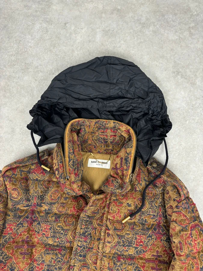 SS2017 Saint Laurent Persan Nylon Quilted Puffer Jacket tWeRRco 8