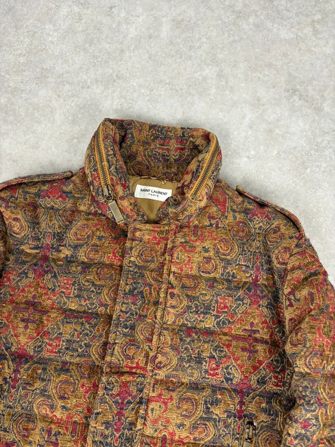 SS2017 Saint Laurent Persan Nylon Quilted Puffer Jacket tWeRRco 3