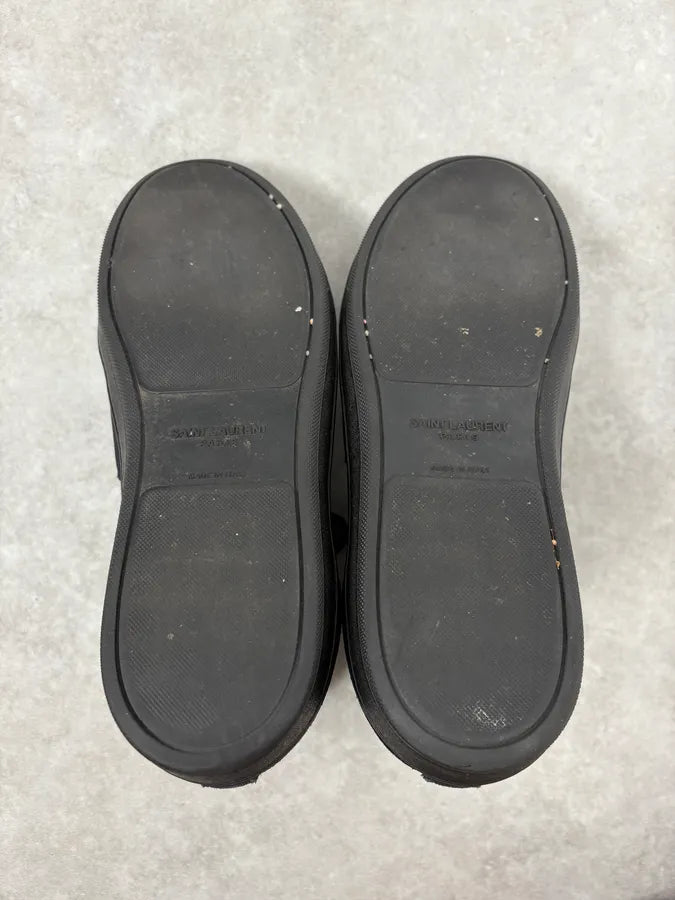 Saint Laurent Navy SL/10 Suede Leather High Sneakers tnYSaZF 7