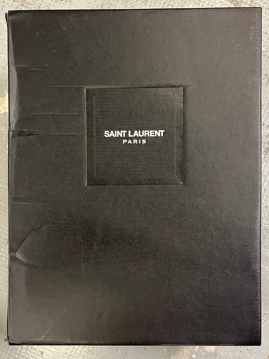 Saint Laurent Paris Black & Red High Leather Sneakers by Hedi Slimane XYvSrNO 11