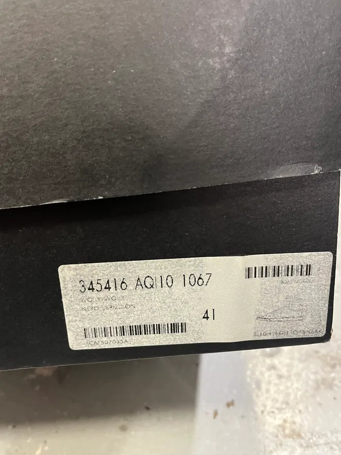 Saint Laurent Paris Black & Red High Leather Sneakers by Hedi Slimane XYvSrNO 12