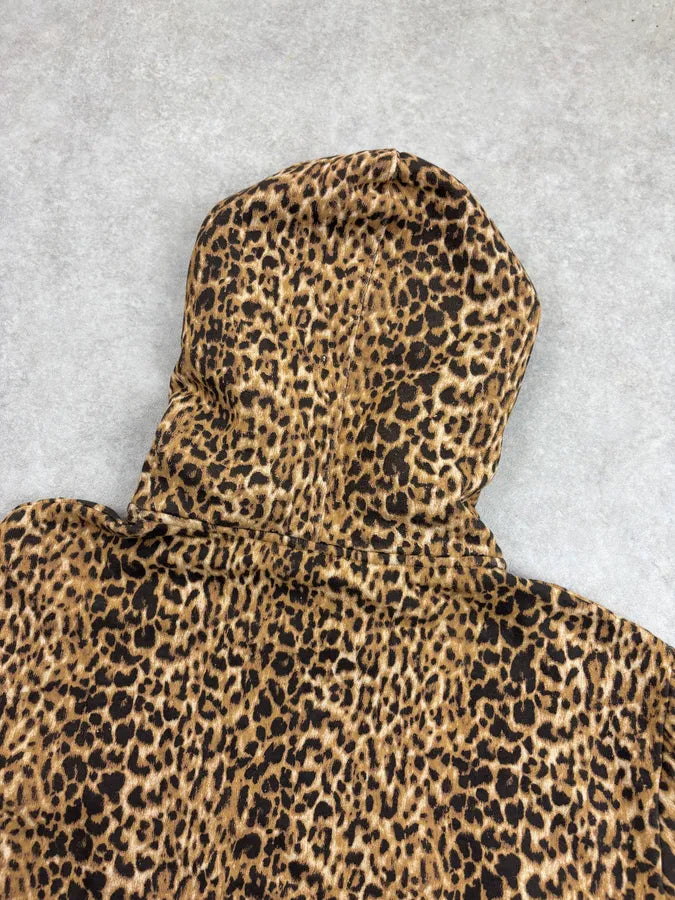 AW2020 Saint Laurent Paris Leopard Print Hoodie vJNlFNd 5