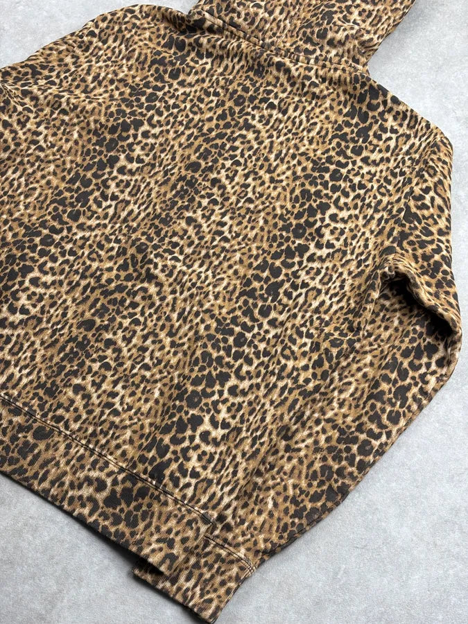 AW2020 Saint Laurent Paris Leopard Print Hoodie vJNlFNd 6
