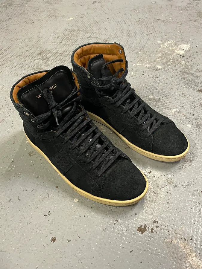 Saint Laurent Paris SL18H High Black Sneakers by Hedi Slimane Xyijbkt 6