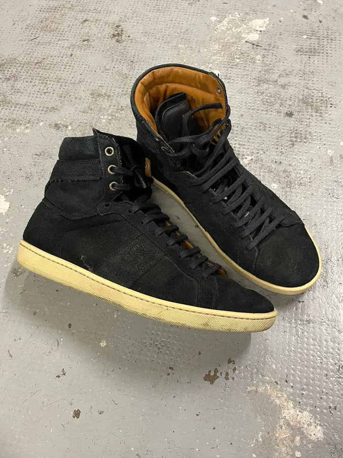 Saint Laurent Paris SL18H High Black Sneakers by Hedi Slimane Xyijbkt 3