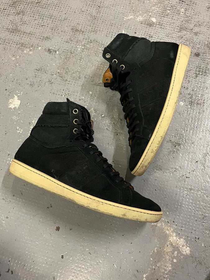 Saint Laurent Paris SL18H High Black Sneakers by Hedi Slimane Xyijbkt 5