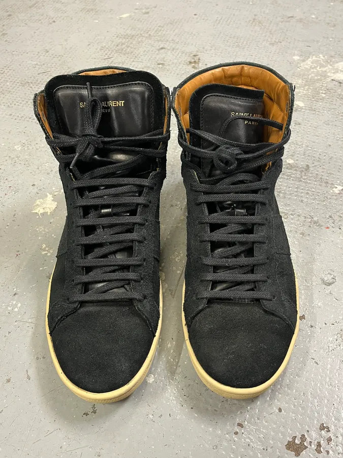 Saint Laurent Paris SL18H High Black Sneakers by Hedi Slimane Xyijbkt 1