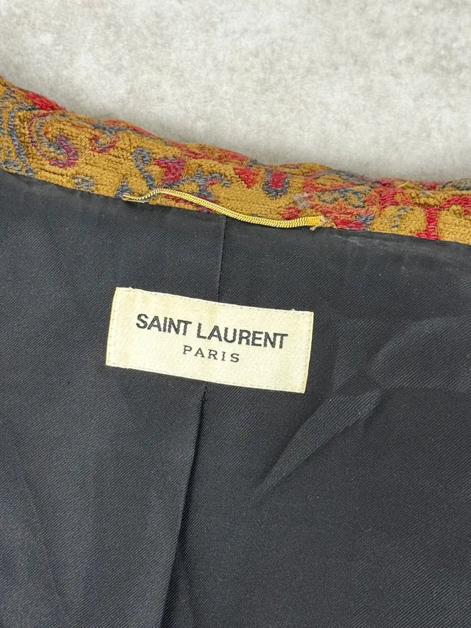 SS2017 Saint Laurent Persan Embellished Bomber Jacket RpZTeLP 14