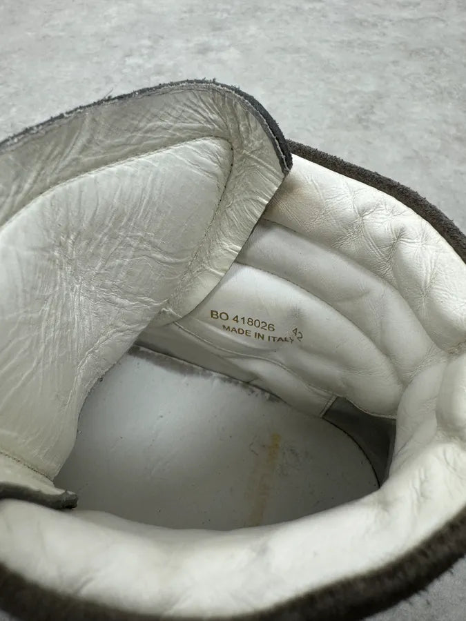 Saint Laurent SL10/H Brown & Black Leather High Sneakers vchzPtO 6