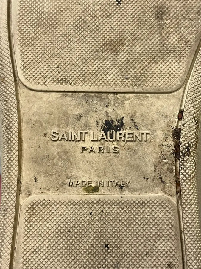 Saint Laurent SL10H Grey & Suede High Shoes by Hedi Slimane IfZCMAn 6