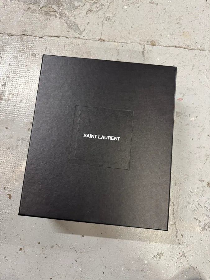 Saint Laurent Studded Black Leather Ankle Boots (40eu/us7) pDtvNLM 4