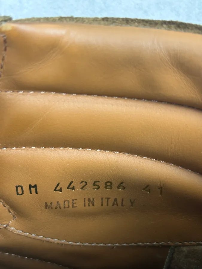 2010s Saint Laurent Tan Brown Suede High Sneakers kDLgsdg 8