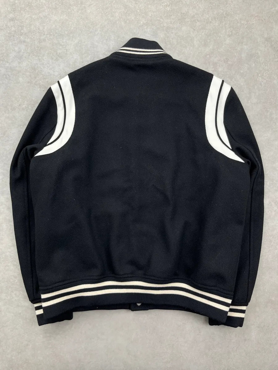 AW2021 Saint Laurent Black Teddy Jacket RVINYEm 4