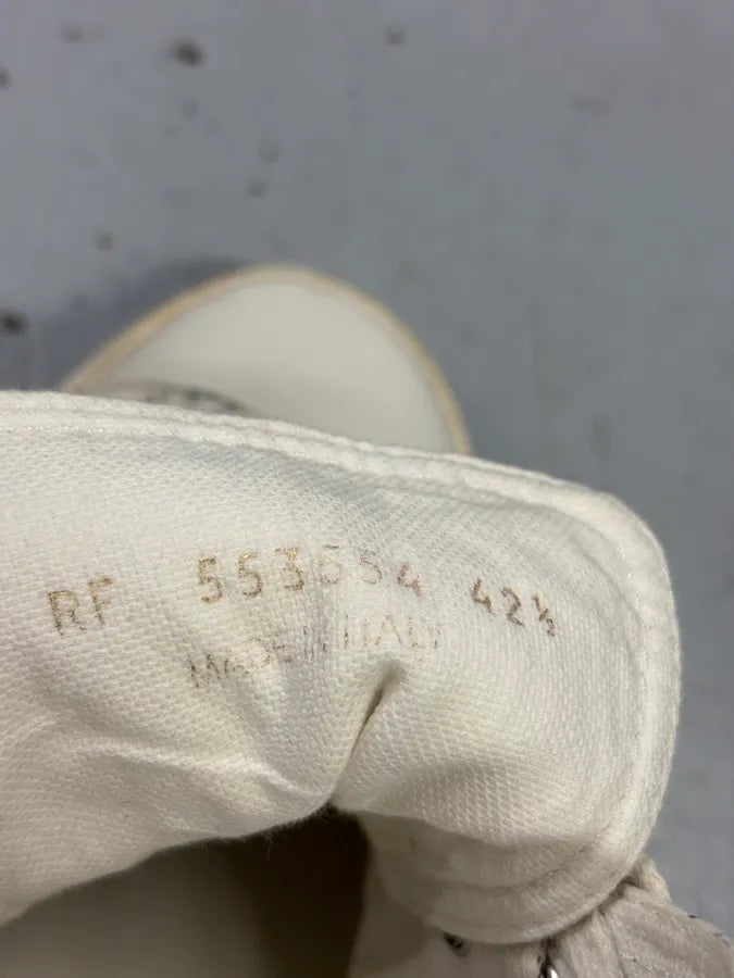 Saint Laurent White Canvas High-Top Sneakers WtdbhXc 8