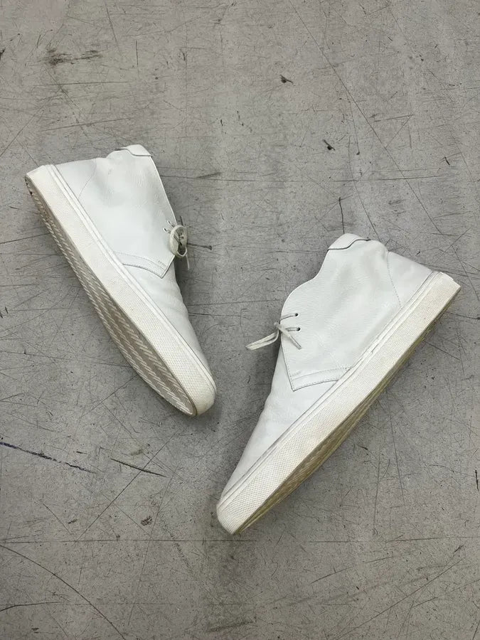 Saint Laurent White Leather Shoes teCfOeU 2