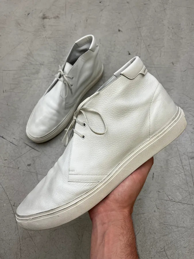 Saint Laurent White Leather Shoes teCfOeU 0