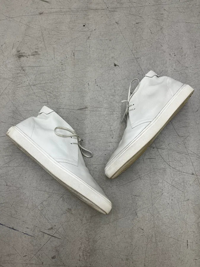 Saint Laurent White Leather Shoes teCfOeU 1