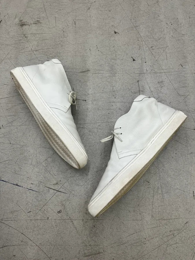 Saint Laurent White Leather Shoes teCfOeU 2
