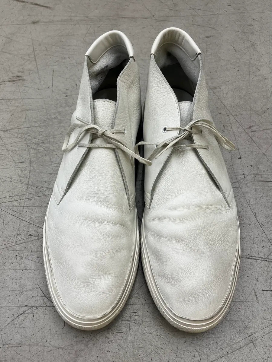 Saint Laurent White Leather Shoes teCfOeU 3