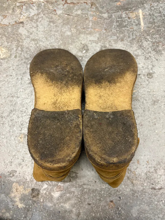 Saint Laurent Harness Beige Suede Leather Boots (43eu/us9.5) SHXRpay 9