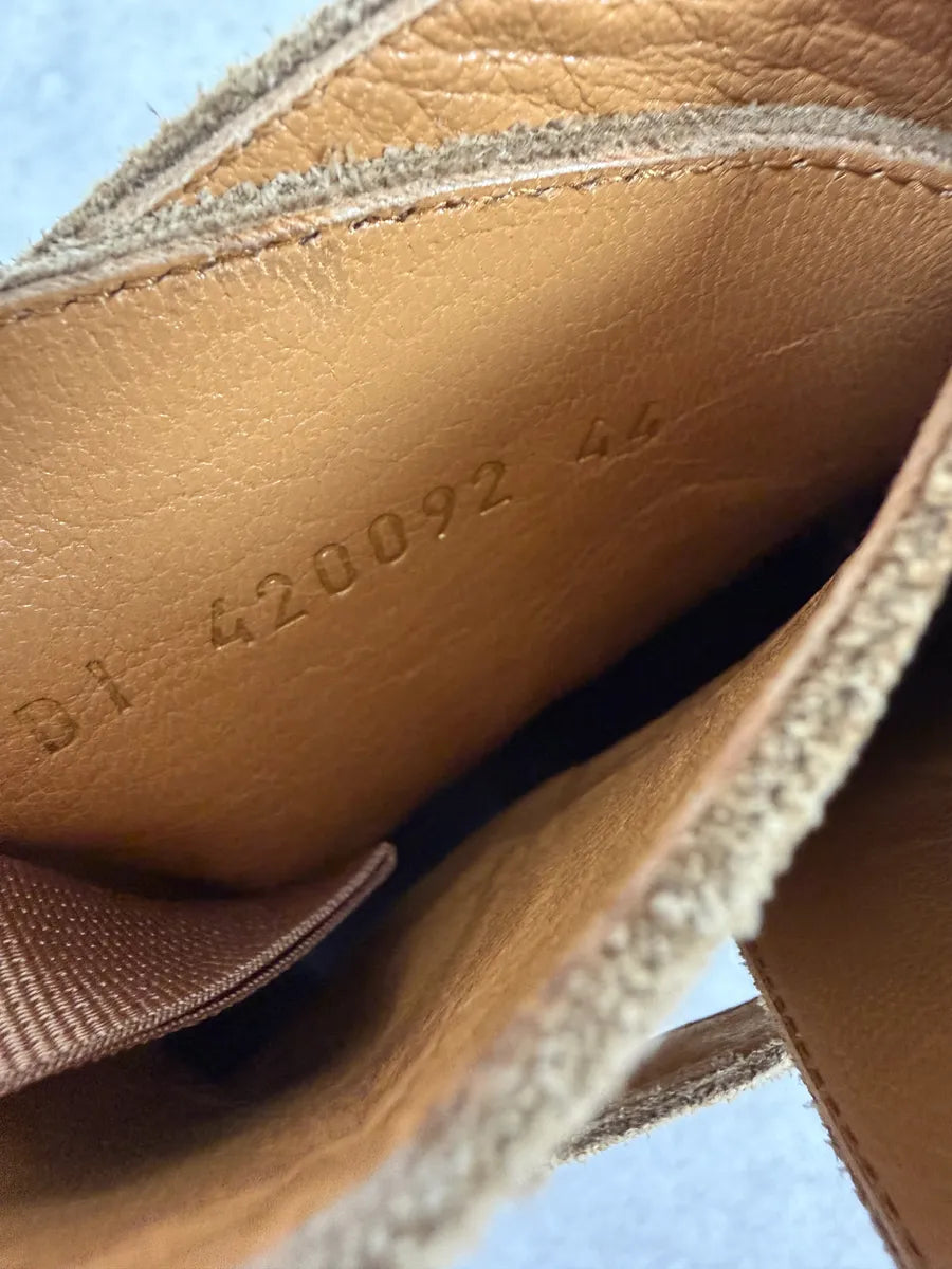 Saint Laurent Wyatt Jodhpur Beige Suede Leather Boots hFCzlRj 6