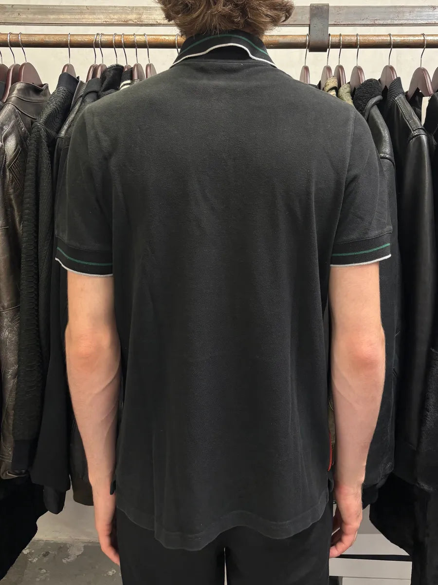 2000s Prada Black Signature Polo Shirt MTGxYYt 2