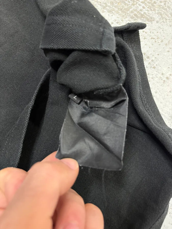 2000s Prada Black Signature Polo Shirt MTGxYYt 7